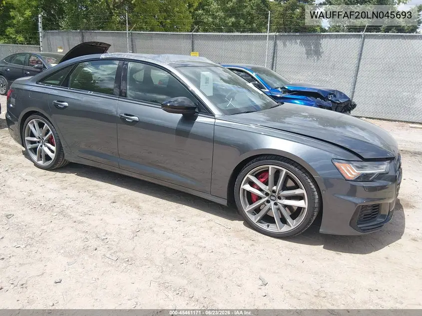 2020 Audi S6 Prestige Tfsi Quattro Tiptronic VIN: WAUFFAF20LN045693 Lot: 45461171