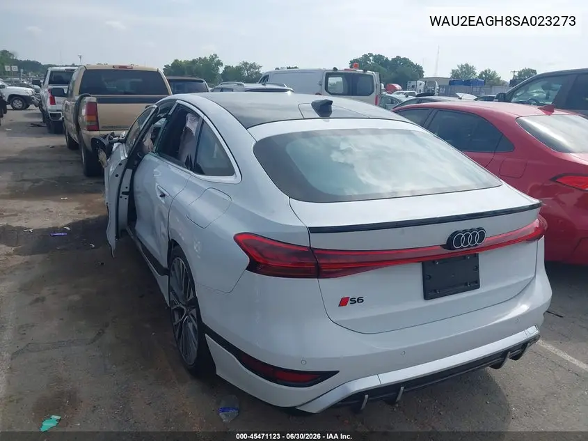 2025 Audi S6 E-Tron Premium Plus VIN: WAU2EAGH8SA023273 Lot: 45471123