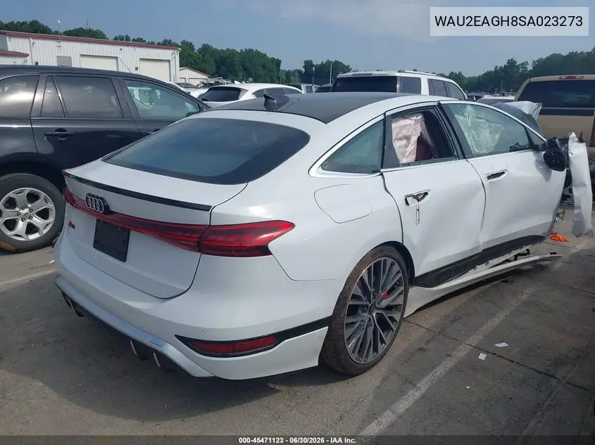 2025 Audi S6 E-Tron Premium Plus VIN: WAU2EAGH8SA023273 Lot: 45471123