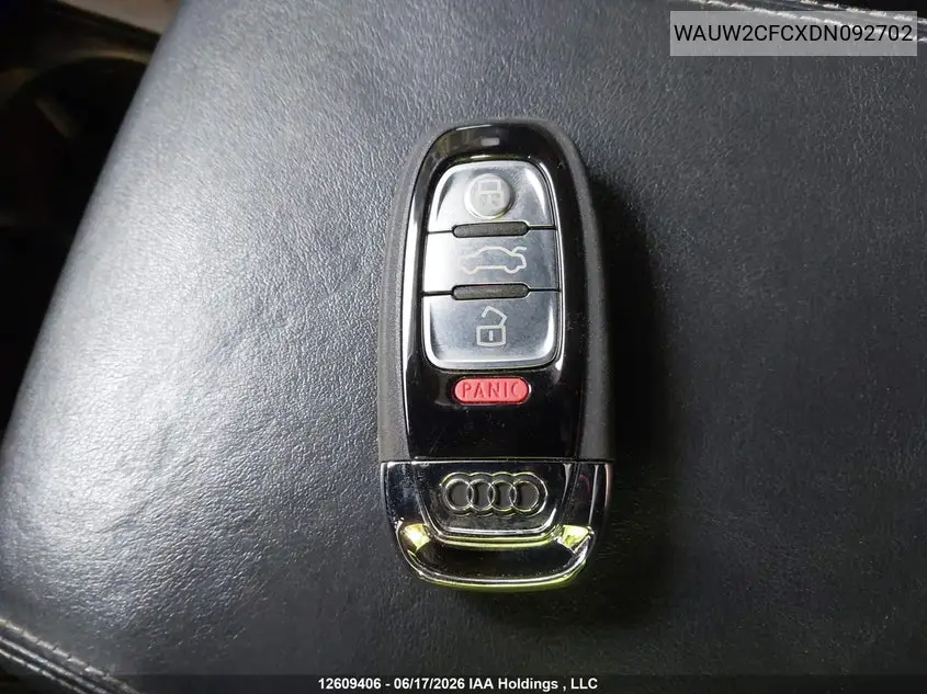 2013 Audi S7 Premium VIN: WAUW2CFCXDN092702 Lot: 12609406