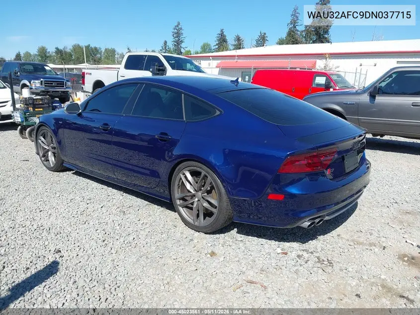 2013 Audi S7 4.0T Prestige VIN: WAU32AFC9DN037715 Lot: 45023561