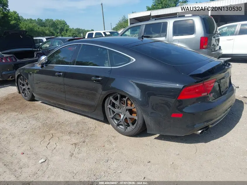 2013 Audi S7 4.0T Prestige VIN: WAU32AFC2DN130530 Lot: 45536057