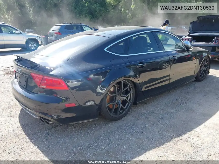 2013 Audi S7 4.0T Prestige VIN: WAU32AFC2DN130530 Lot: 45536057