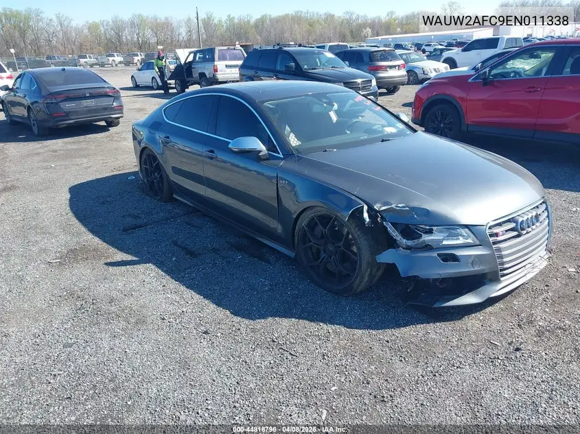 2014 Audi S7 4.0T Prestige VIN: WAUW2AFC9EN011338 Lot: 44818796