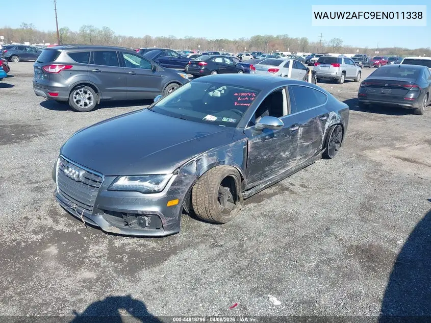 2014 Audi S7 4.0T Prestige VIN: WAUW2AFC9EN011338 Lot: 44818796