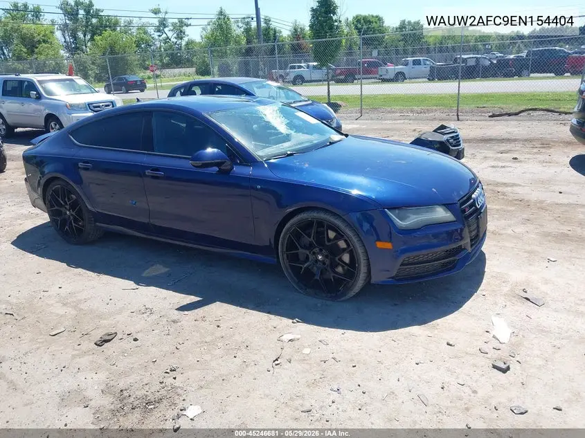 2014 Audi S7 4.0T Prestige VIN: WAUW2AFC9EN154404 Lot: 45246681