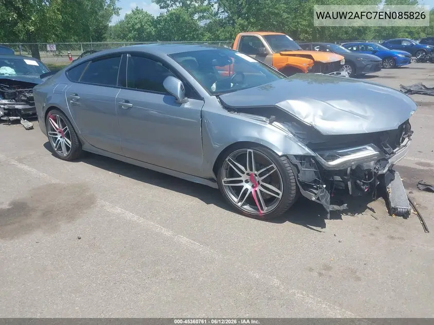 2014 Audi S7 4.0T Prestige VIN: WAUW2AFC7EN085826 Lot: 45360761