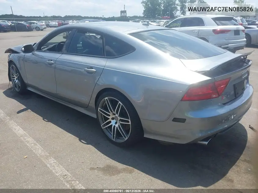 2014 Audi S7 4.0T Prestige VIN: WAUW2AFC7EN085826 Lot: 45360761
