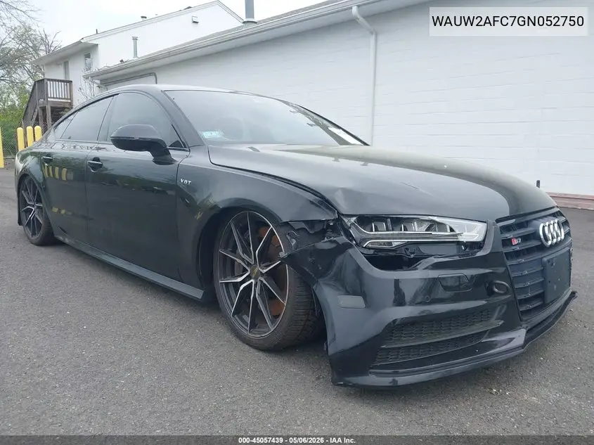 2016 Audi S7 4.0T VIN: WAUW2AFC7GN052750 Lot: 45057439