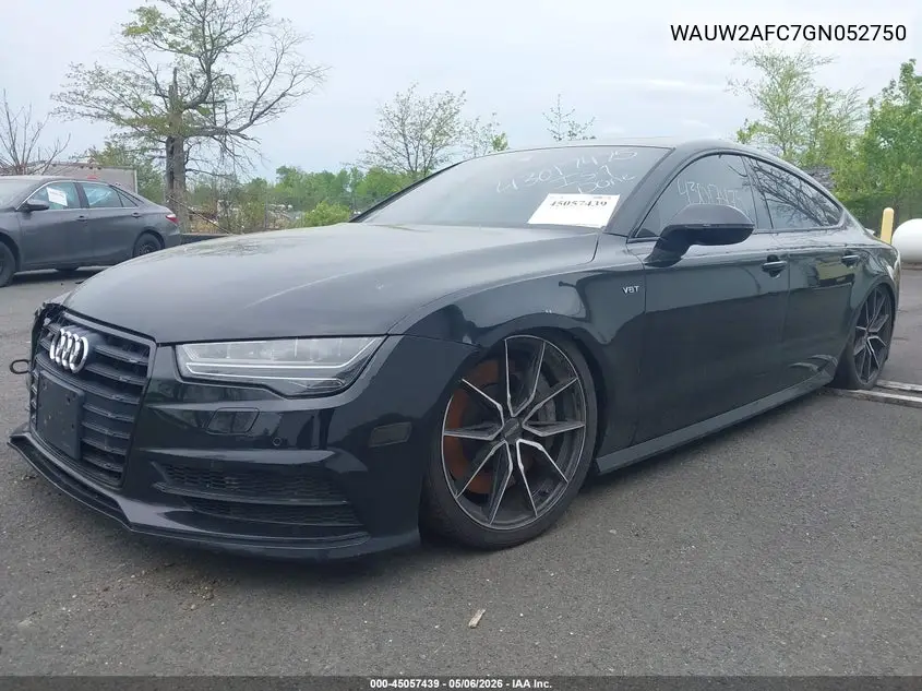2016 Audi S7 4.0T VIN: WAUW2AFC7GN052750 Lot: 45057439