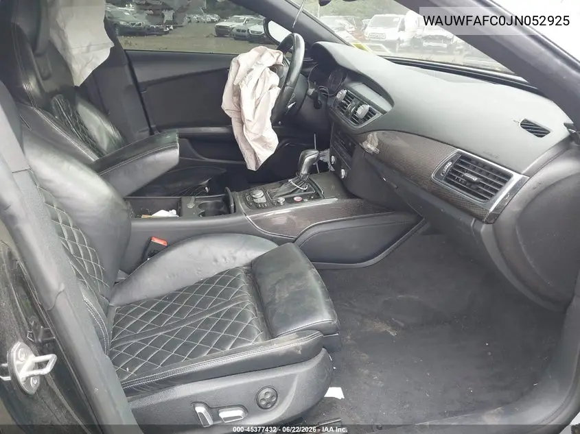2018 Audi S7 4.0T Premium Plus VIN: WAUWFAFC0JN052925 Lot: 45377432