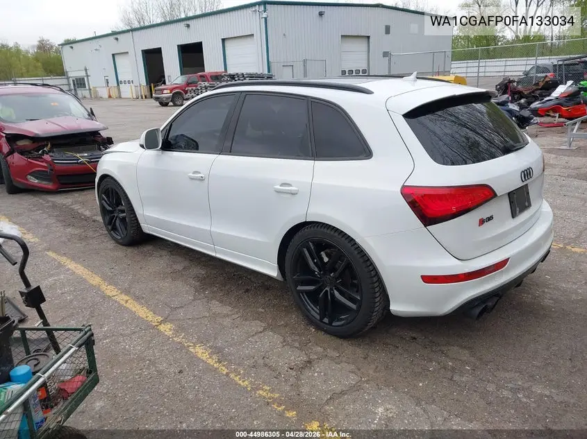 2015 Audi Sq5 3.0T Premium Plus VIN: WA1CGAFP0FA133034 Lot: 44986305