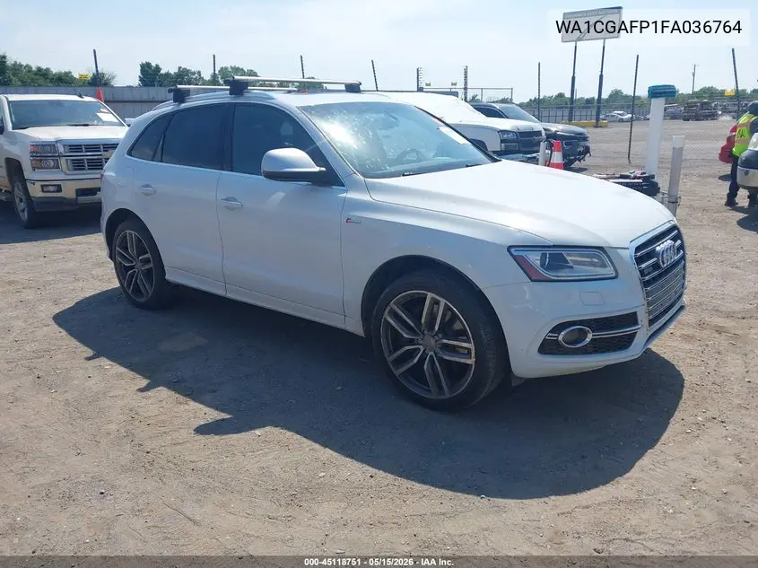2015 Audi Sq5 3.0T Premium Plus VIN: WA1CGAFP1FA036764 Lot: 45118751