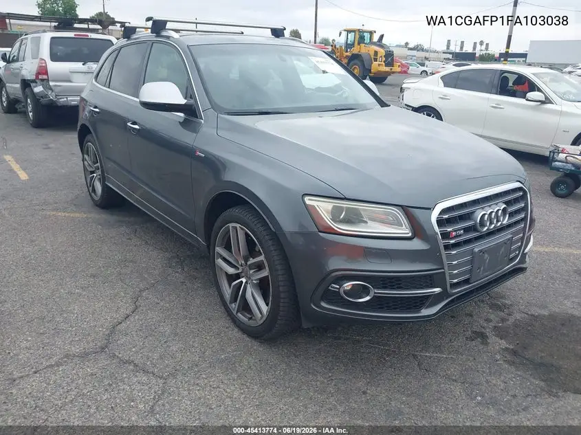 2015 Audi Sq5 3.0T Premium Plus VIN: WA1CGAFP1FA103038 Lot: 45413774