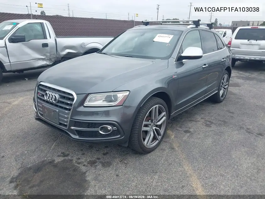 2015 Audi Sq5 3.0T Premium Plus VIN: WA1CGAFP1FA103038 Lot: 45413774