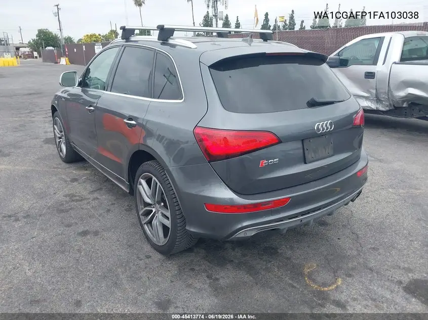 2015 Audi Sq5 3.0T Premium Plus VIN: WA1CGAFP1FA103038 Lot: 45413774