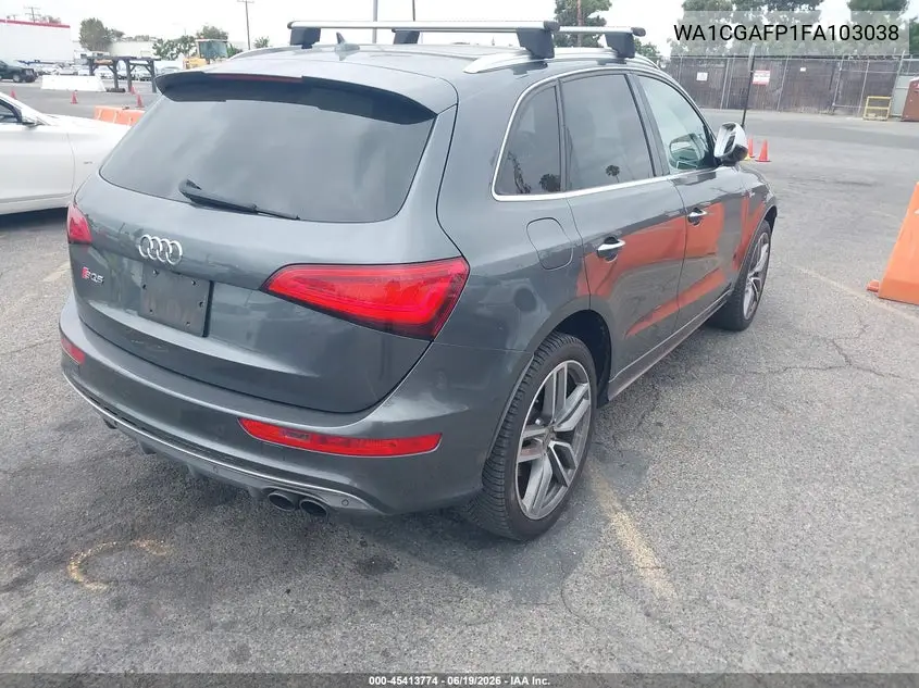 2015 Audi Sq5 3.0T Premium Plus VIN: WA1CGAFP1FA103038 Lot: 45413774