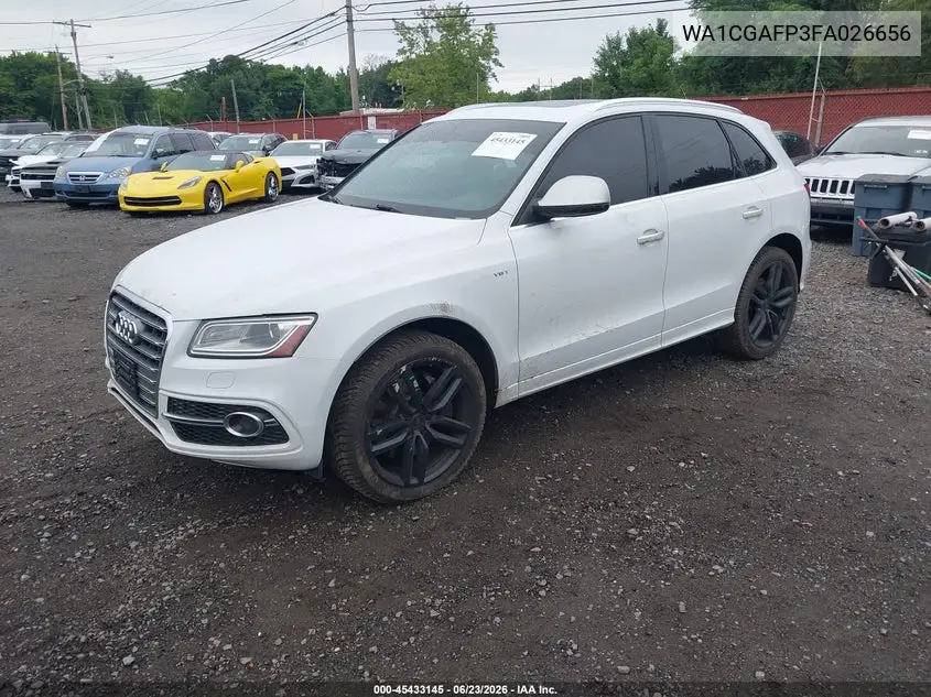 2015 Audi Sq5 3.0T Premium Plus VIN: WA1CGAFP3FA026656 Lot: 45433145