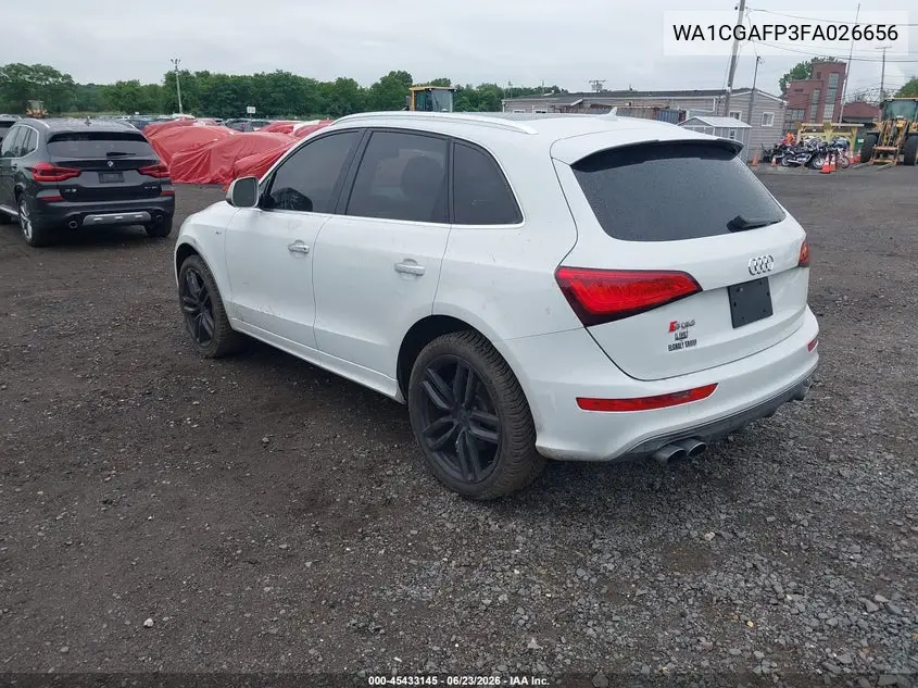 2015 Audi Sq5 3.0T Premium Plus VIN: WA1CGAFP3FA026656 Lot: 45433145