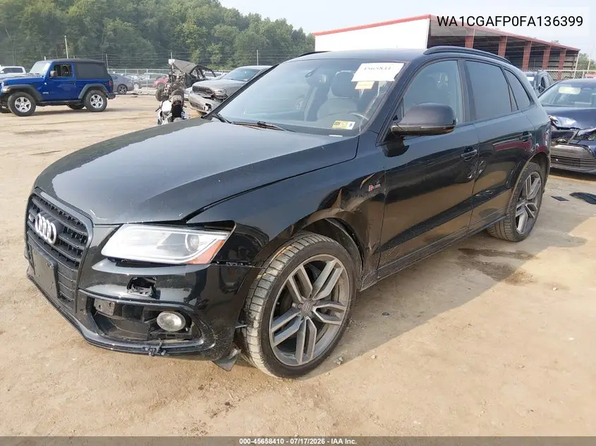 2015 Audi Sq5 3.0T Premium Plus VIN: WA1CGAFP0FA136399 Lot: 45658410