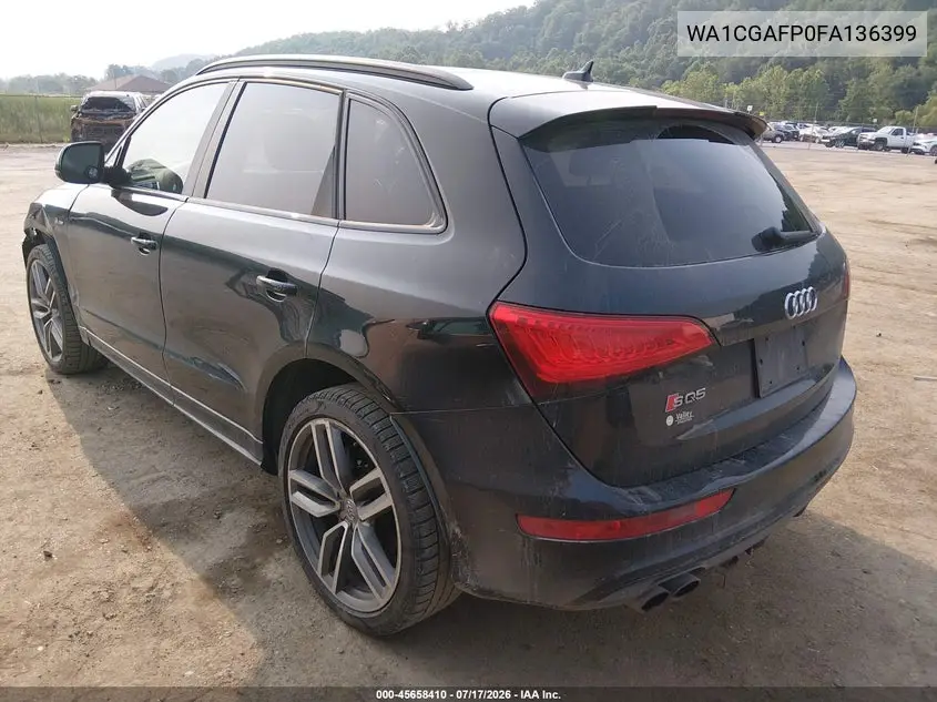 2015 Audi Sq5 3.0T Premium Plus VIN: WA1CGAFP0FA136399 Lot: 45658410