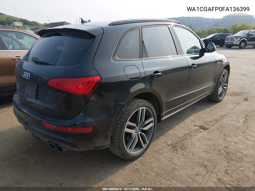 2015 Audi Sq5 3.0T Premium Plus VIN: WA1CGAFP0FA136399 Lot: 45658410