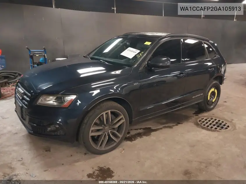 2016 Audi Sq5 3.0T Premium Plus VIN: WA1CCAFP2GA105913 Lot: 45168369