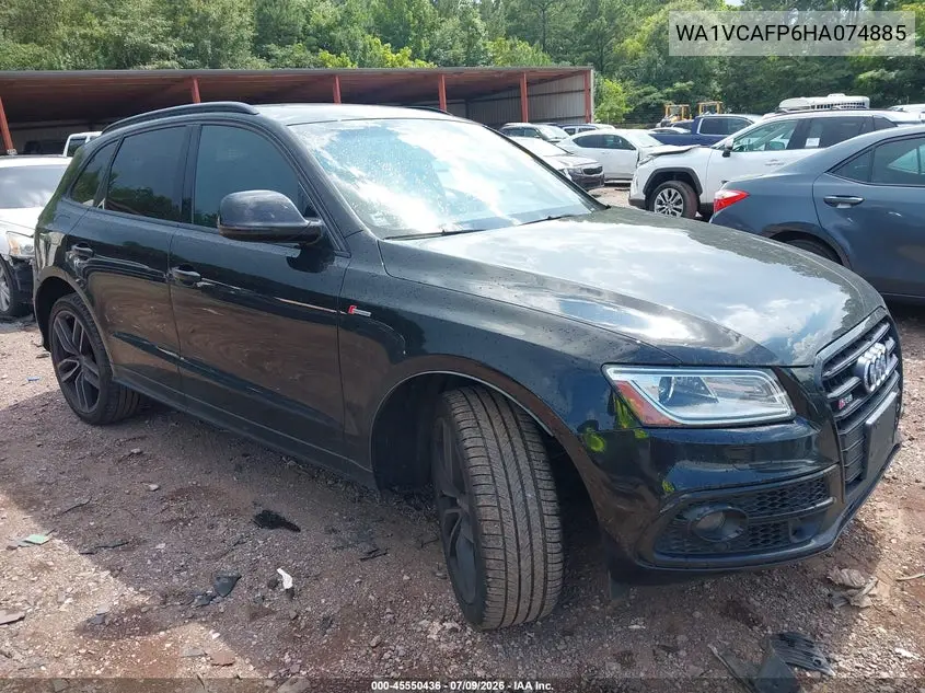 2017 Audi Sq5 3.0T Premium Plus VIN: WA1VCAFP6HA074885 Lot: 45550436