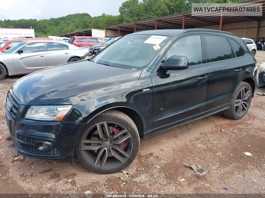 2017 Audi Sq5 3.0T Premium Plus VIN: WA1VCAFP6HA074885 Lot: 45550436