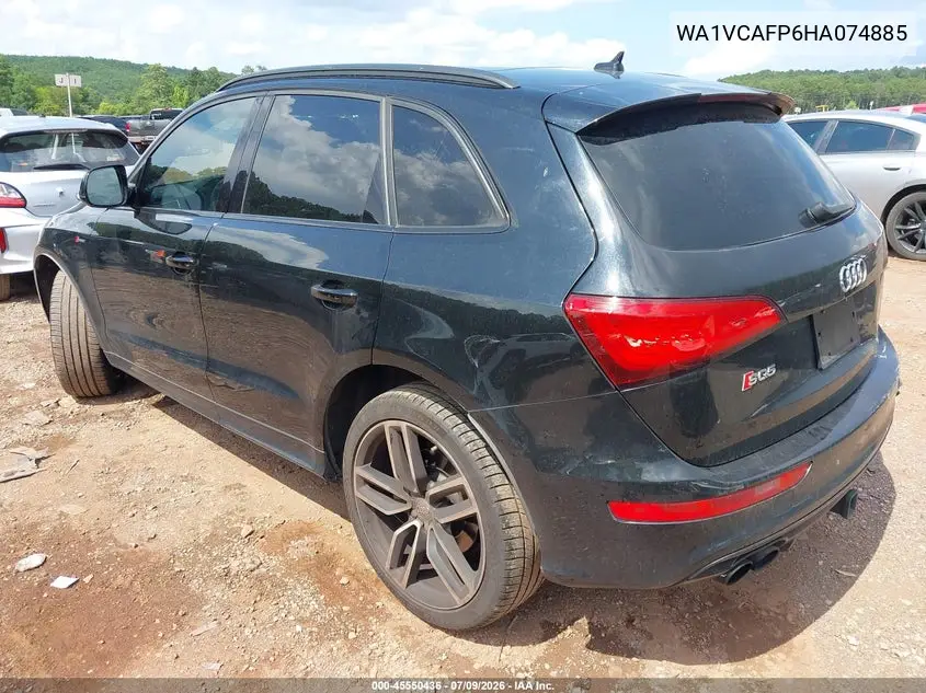 2017 Audi Sq5 3.0T Premium Plus VIN: WA1VCAFP6HA074885 Lot: 45550436