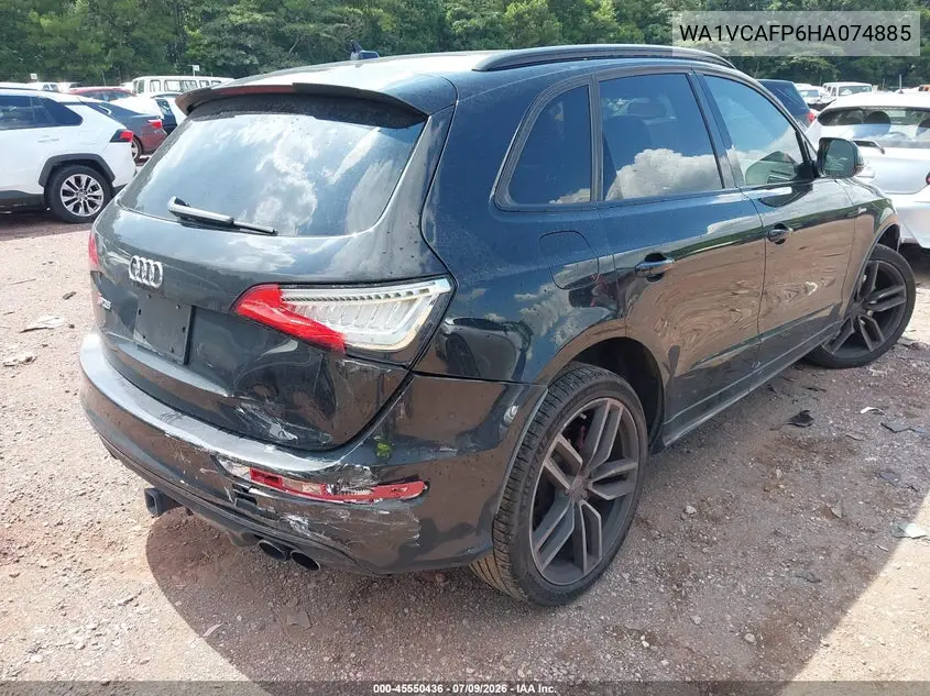 2017 Audi Sq5 3.0T Premium Plus VIN: WA1VCAFP6HA074885 Lot: 45550436
