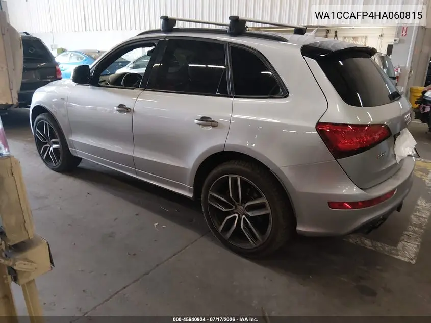 2017 Audi Sq5 3.0T Premium Plus VIN: WA1CCAFP4HA060815 Lot: 45640924