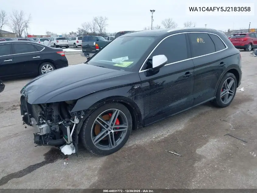 2018 Audi Sq5 3.0T Premium Plus VIN: WA1C4AFY5J2183058 Lot: 44031772