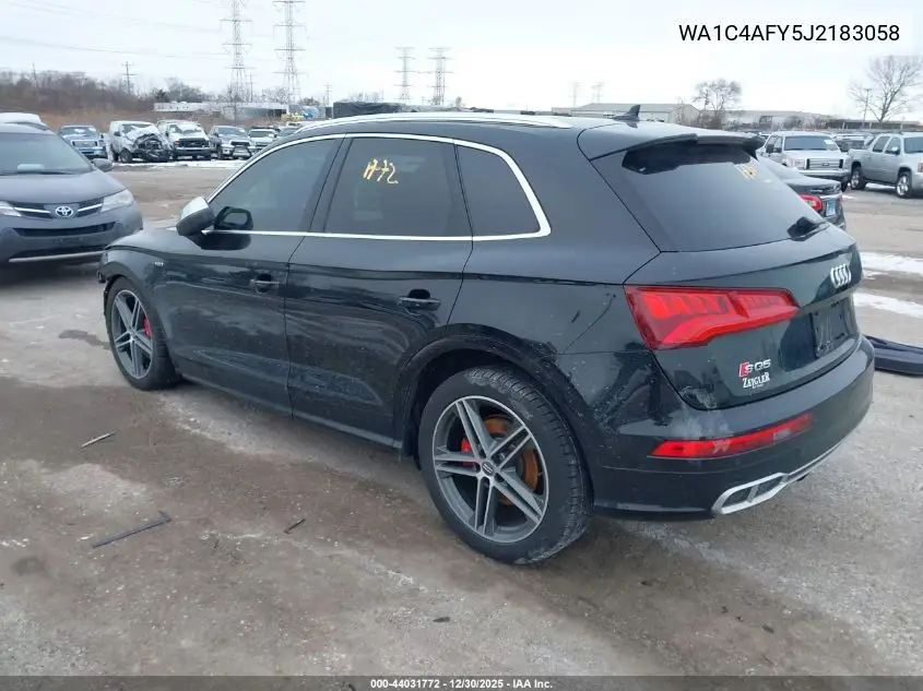 2018 Audi Sq5 3.0T Premium Plus VIN: WA1C4AFY5J2183058 Lot: 44031772