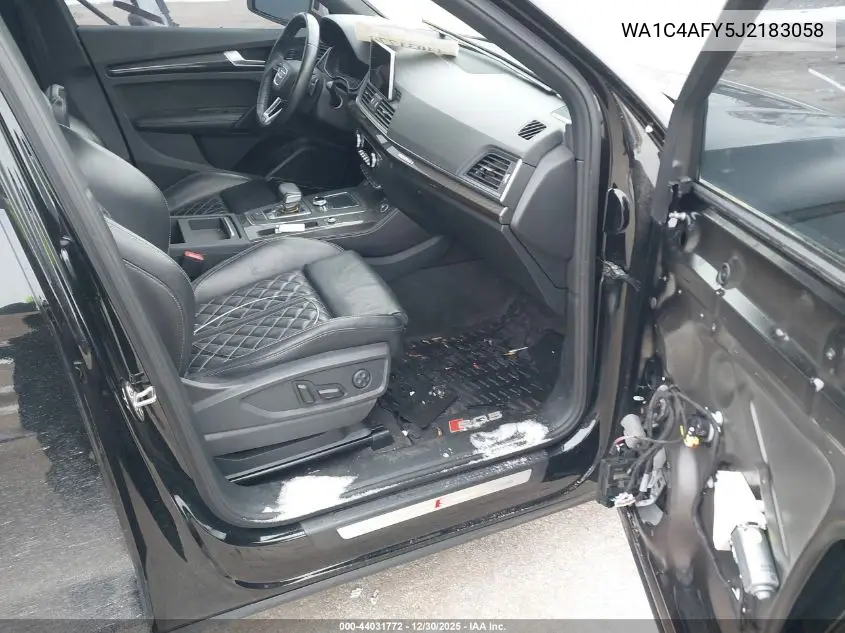 2018 Audi Sq5 3.0T Premium Plus VIN: WA1C4AFY5J2183058 Lot: 44031772