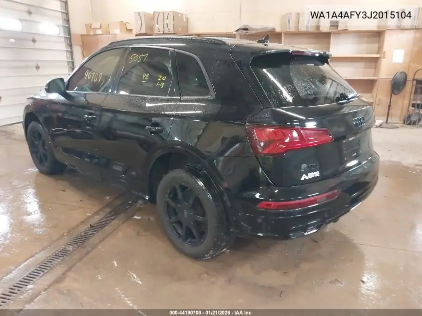 2018 Audi Sq5 3.0T Premium Plus VIN: WA1A4AFY3J2015104 Lot: 44190709