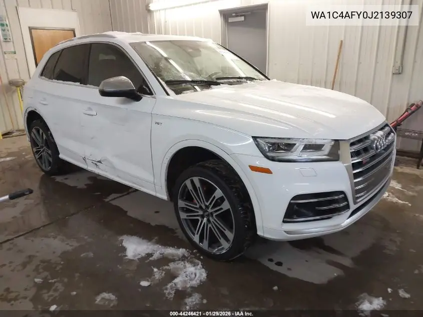2018 Audi Sq5 3.0T Premium Plus VIN: WA1C4AFY0J2139307 Lot: 44246421