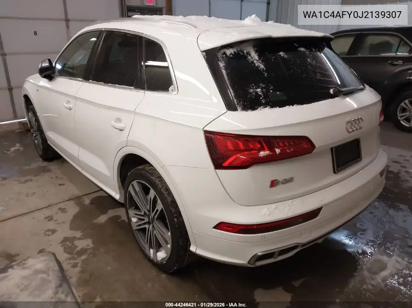 2018 Audi Sq5 3.0T Premium Plus VIN: WA1C4AFY0J2139307 Lot: 44246421