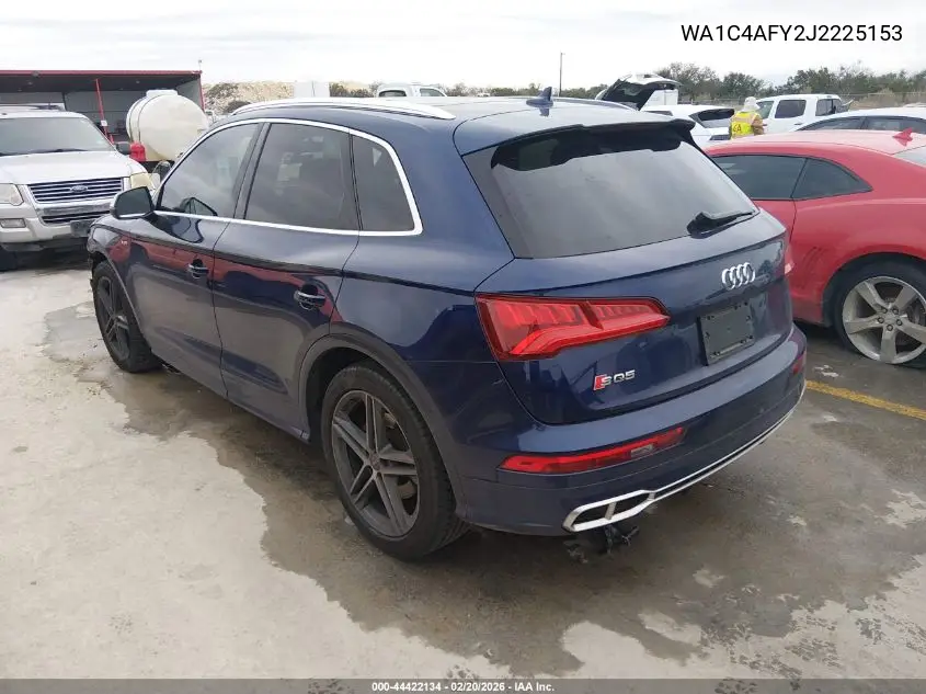 2018 Audi Sq5 3.0T Premium Plus VIN: WA1C4AFY2J2225153 Lot: 44422134