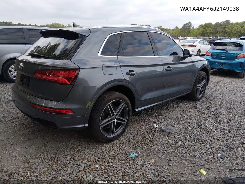 2018 Audi Sq5 3.0T Premium Plus VIN: WA1A4AFY6J2149038 Lot: 44795785