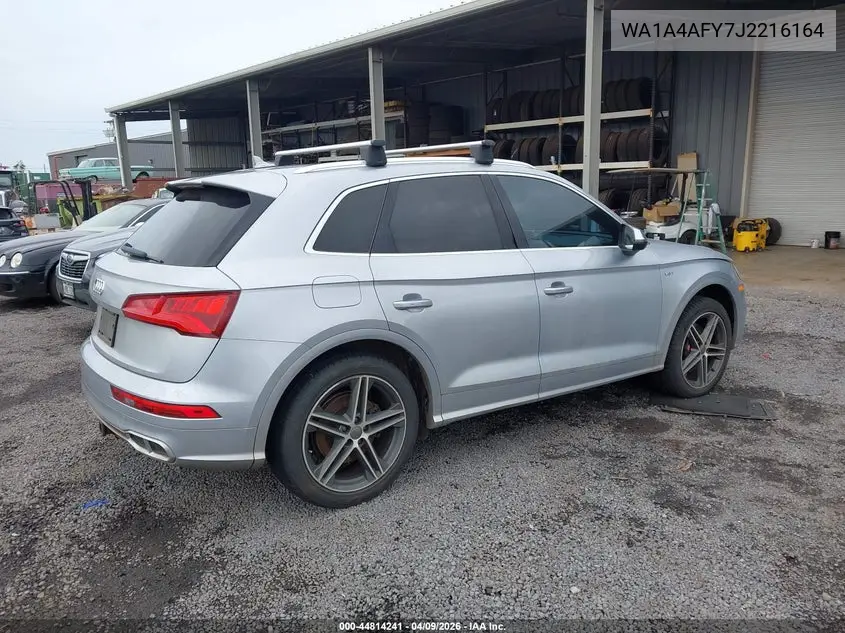 2018 Audi Sq5 3.0T Premium Plus VIN: WA1A4AFY7J2216164 Lot: 44814241