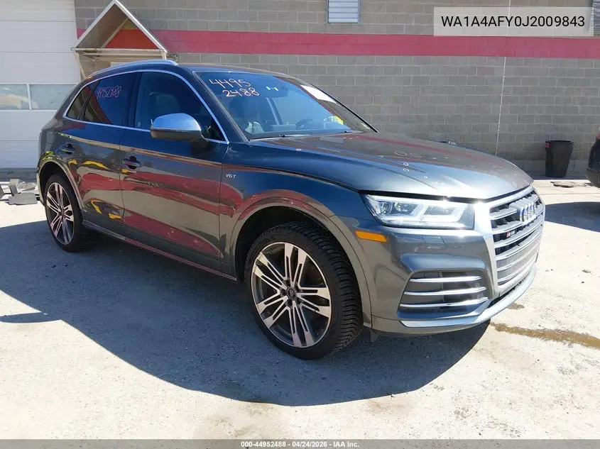 2018 Audi Sq5 3.0T Premium Plus VIN: WA1A4AFY0J2009843 Lot: 44952488