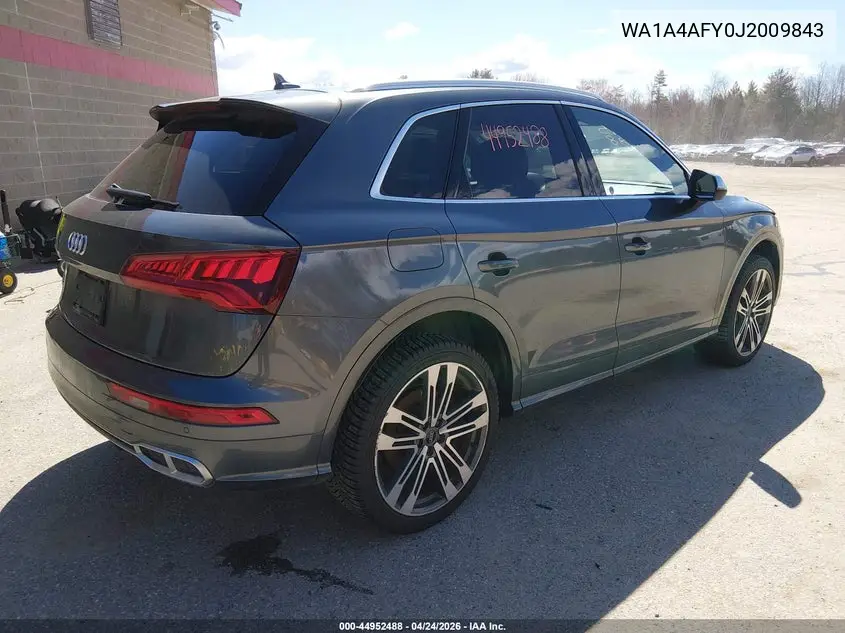 2018 Audi Sq5 3.0T Premium Plus VIN: WA1A4AFY0J2009843 Lot: 44952488