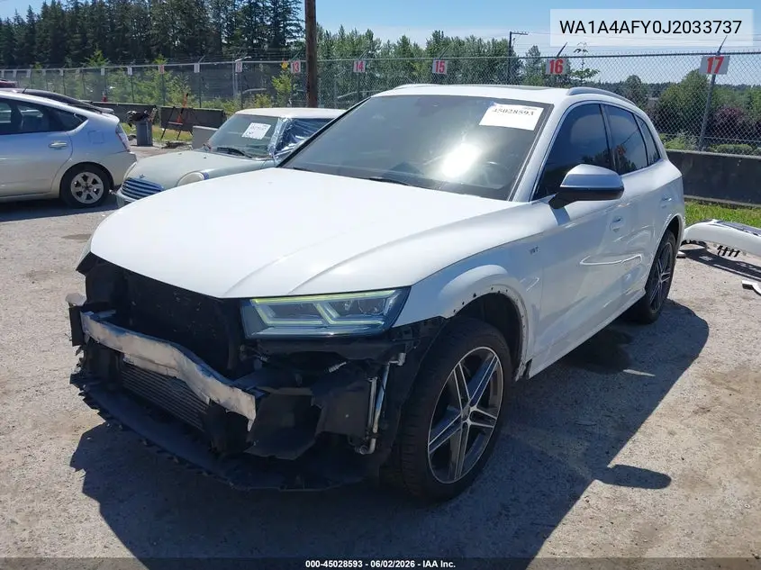 2018 Audi Sq5 3.0T Premium Plus VIN: WA1A4AFY0J2033737 Lot: 45028593