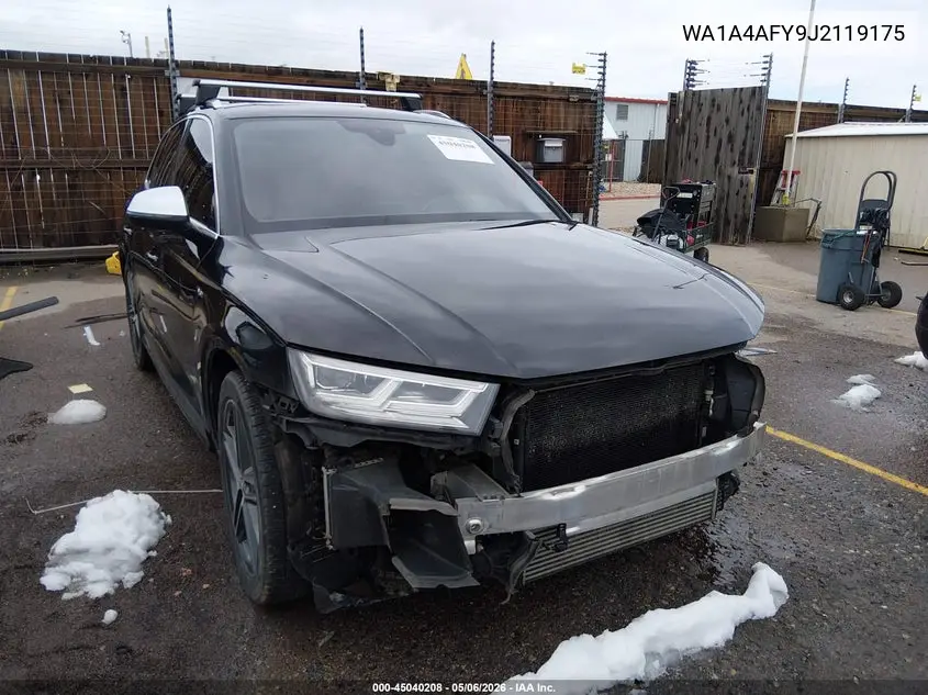 2018 Audi Sq5 3.0T Premium Plus VIN: WA1A4AFY9J2119175 Lot: 45040208