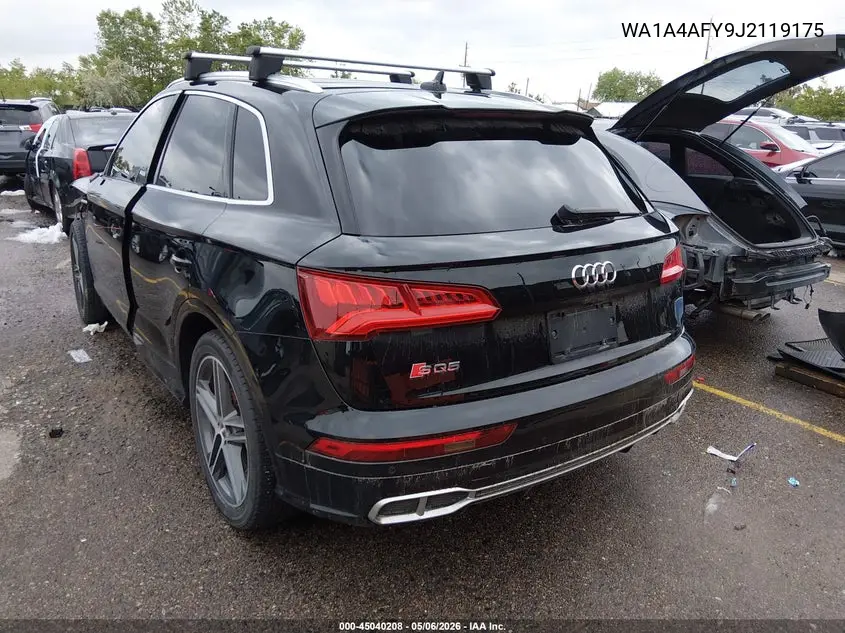 2018 Audi Sq5 3.0T Premium Plus VIN: WA1A4AFY9J2119175 Lot: 45040208