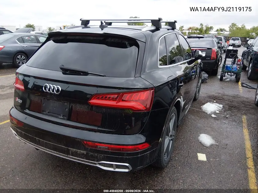 2018 Audi Sq5 3.0T Premium Plus VIN: WA1A4AFY9J2119175 Lot: 45040208