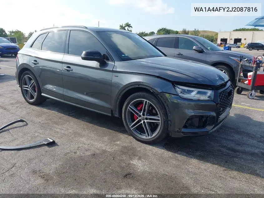 2018 Audi Sq5 3.0T Premium Plus VIN: WA1A4AFY2J2087816 Lot: 45064258