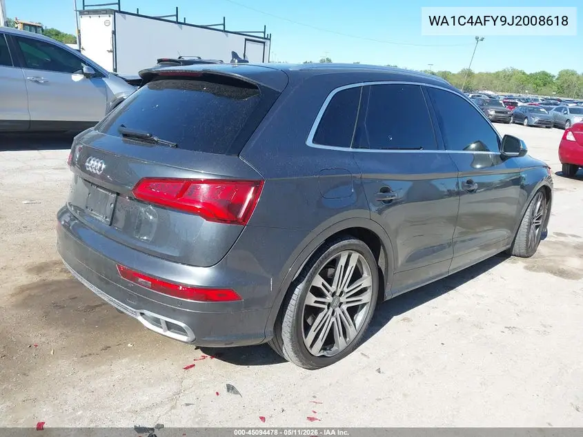2018 Audi Sq5 3.0T Premium Plus VIN: WA1C4AFY9J2008618 Lot: 45094478