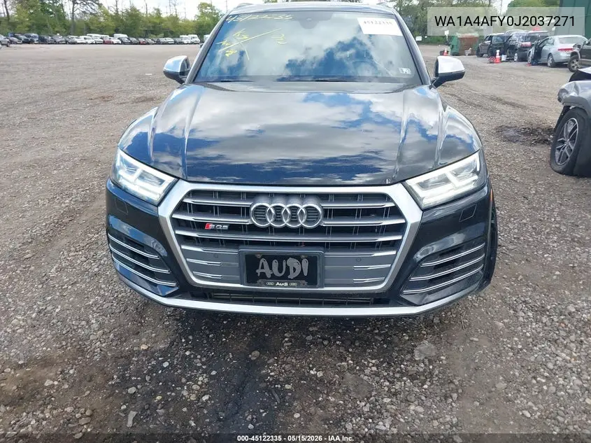 2018 Audi Sq5 3.0T Premium Plus VIN: WA1A4AFY0J2037271 Lot: 45122335